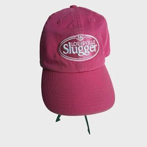 *Louisville Slugger Kids Hat Cap Adjustable Strapback By 47' Brand Pink